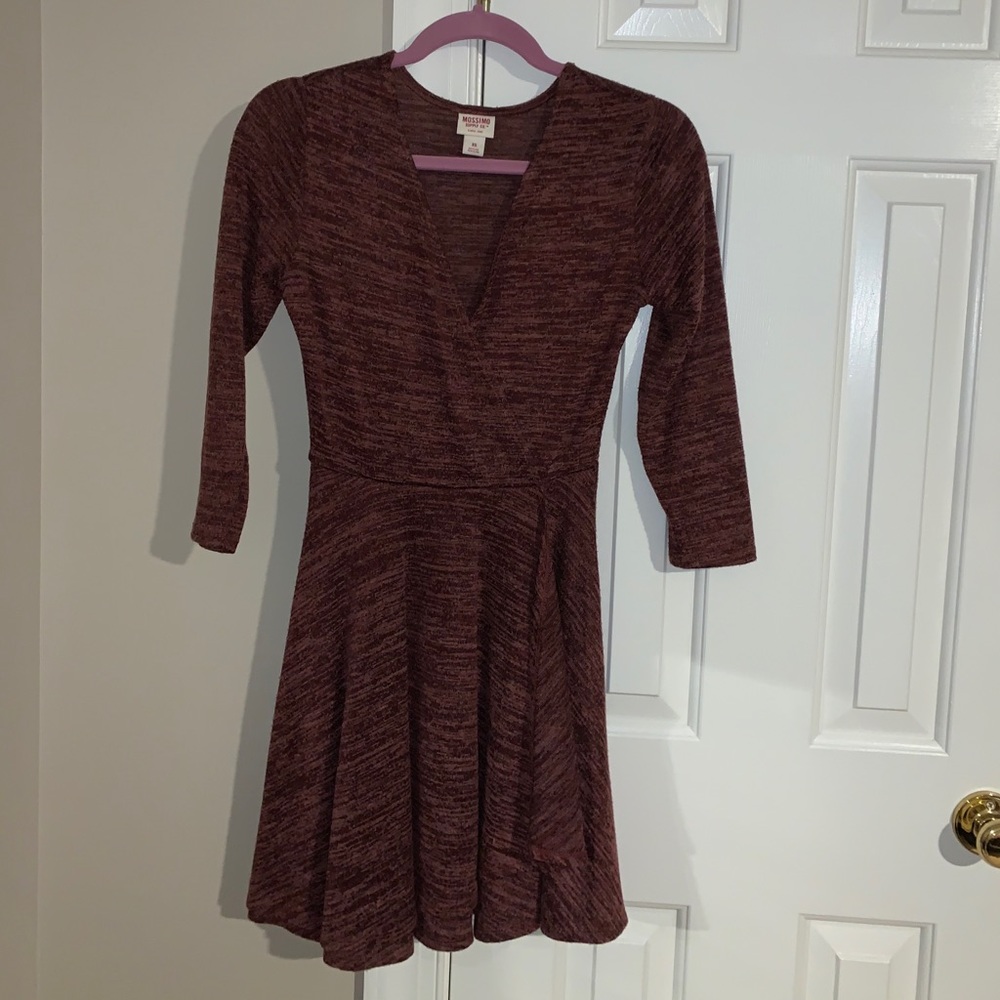 3/4 Length Sleeve Sweater Dress